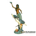 Casting Water Fountain Mermaid